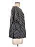 Gap 100% Polyester Black Short Sleeve Top Size L - photo 4