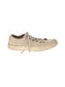 Converse 100% Leather Ivory Tan Sneakers Size 7 - photo 1