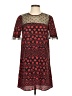 BCBGeneration 100% Polyester Print Red Casual Dress Size XS - photo 1