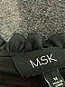 MSK 100% Polyester Black 3/4 Sleeve Top Size M - photo 7