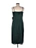Express 100% Polyester Solid Green Cocktail Dress Size M - photo 2