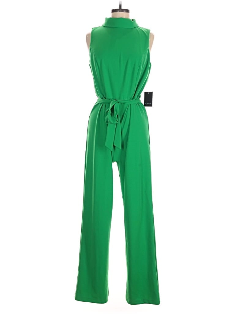 Pre-owned Marina Jumpsuit In Green