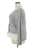 Holiday Time Print Silver Pullover Sweater Size 20 - photo 5