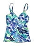 Tommy Hilfiger Tropical Blue Swimsuit Top Size S - photo 1