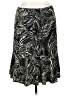 JKLA Animal Print Black Casual Skirt Size L - photo 1