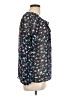 Eight Sixty 100% Polyester Blue Long Sleeve Blouse Size L - photo 4