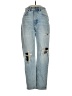 Zara Graphic Blue Jeans Size 2 - photo 1