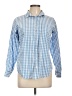 CAMIXA Checkered-gingham Blue Long Sleeve Button-Down Shirt Size L - photo 1