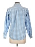 CAMIXA Checkered-gingham Blue Long Sleeve Button-Down Shirt Size L - photo 2