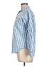 CAMIXA Checkered-gingham Blue Long Sleeve Button-Down Shirt Size L - photo 5