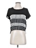 Greylin 100% Polyester Black Short Sleeve Top Size S - photo 1