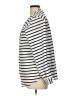 Calvin Klein 100% Polyester Stripes Silver Long Sleeve Blouse Size L - photo 5
