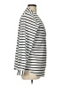 Calvin Klein 100% Polyester Stripes Silver Long Sleeve Blouse Size L - photo 4