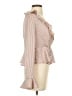 Dance & Marvel Brown Long Sleeve Blouse Size S - photo 4