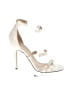 Tamara Mellon Ivory White Sandals Size EU 38 1/2 - photo 1