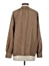 Vince. 100% Silk Brown Long Sleeve Silk Top Size XS - photo 2