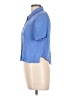Karin Stevens 100% Rayon Blue Short Sleeve Blouse Size 10 (petite) - photo 5