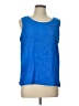 Draper's & Damon's 100% Rayon Blue Sleeveless Blouse Size L - photo 1
