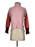 Time and Tru Color Block Pink Burgundy Turtleneck Sweater Size S - photo 1