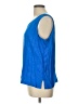 Draper's & Damon's 100% Rayon Blue Sleeveless Blouse Size L - photo 5
