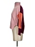 Time and Tru Color Block Pink Burgundy Turtleneck Sweater Size S - photo 5