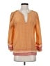 Joie 100% Silk Orange 3/4 Sleeve Silk Top Size S - photo 1