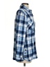Robert Louis Plaid Blue Long Sleeve Blouse Size S - photo 4