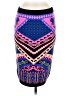 Assorted Brands Graphic Blue Casual Skirt Size L - photo 1