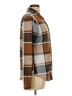 KRISTIN NICOLE Plaid Brown Long Sleeve Blouse Size L - photo 4