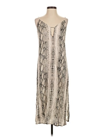 Lavender Brown Casual Dress (view 1)