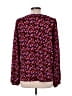 Lush Burgundy Long Sleeve Blouse Size L - photo 2