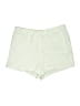 Sincerely Jules 100% Cotton Solid White Green Shorts Size M - photo 1