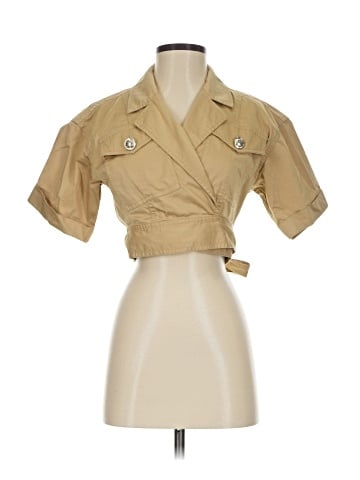 Derek Lam Short Sleeve Blouse (view 1)