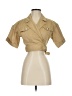Derek Lam Tan Short Sleeve Blouse Size EU (IT) 40 / US 4 - photo 1
