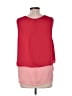 Dalia Collection 100% Polyester Red Sleeveless Blouse Size L - photo 2