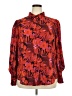 BTFBM 100% Polyester Floral Red Long Sleeve Blouse Size XXL - photo 1