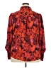 BTFBM 100% Polyester Floral Red Long Sleeve Blouse Size XXL - photo 2