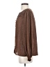 Mystree 100% Polyester Brown Long Sleeve Blouse Size M - photo 5