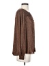 Mystree 100% Polyester Brown Long Sleeve Blouse Size M - photo 4