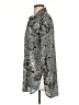 DressBarn 100% Polyester Paisley Silver 3/4 Sleeve Blouse Size S - photo 5
