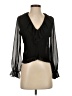 Zara Black Long Sleeve Blouse Size XS - photo 1