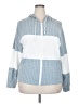 Unbranded 100% Polyester Blue Zip Up Hoodie Size XXL - photo 1