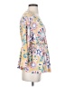 Harper Yellow 3/4 Sleeve Blouse Size L (petite) - photo 4