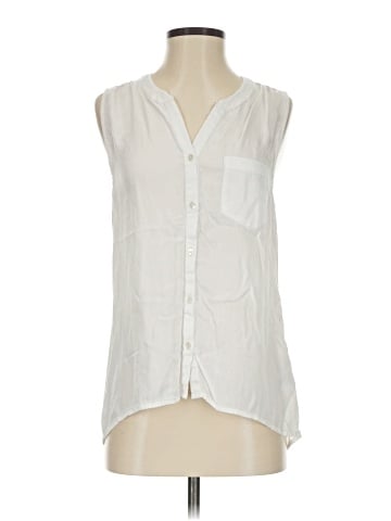 Soft Joie Sleeveless Button-Down Shirt (view 1)