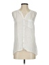 Soft Joie 100% Viscose Ivory Sleeveless Button-Down Shirt Size XS - photo 1