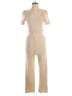 William B Solid Tan Jumpsuit Size S - photo 1