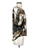 Guess 100% Polyester Metallic Gold Short Sleeve Blouse Size S - photo 4