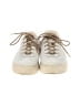 Massimo Dutti 100% Leather Ivory White Sneakers Size 7 - photo 2