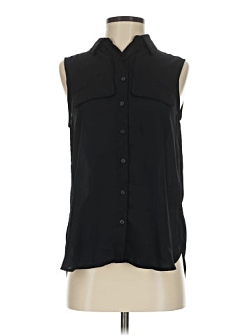 Worthington Sleeveless Button-Down Shirt (view 1)