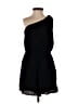 Zesica Solid Black Romper Size S - photo 1